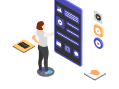 Android App Development Illustration